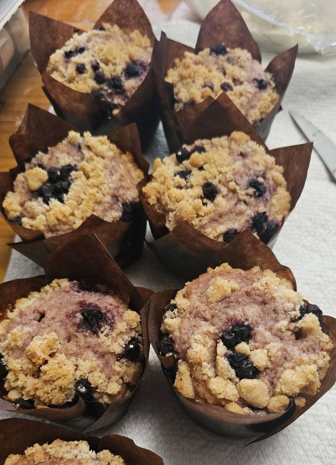 Gallery image of a lemon blueberry muffin